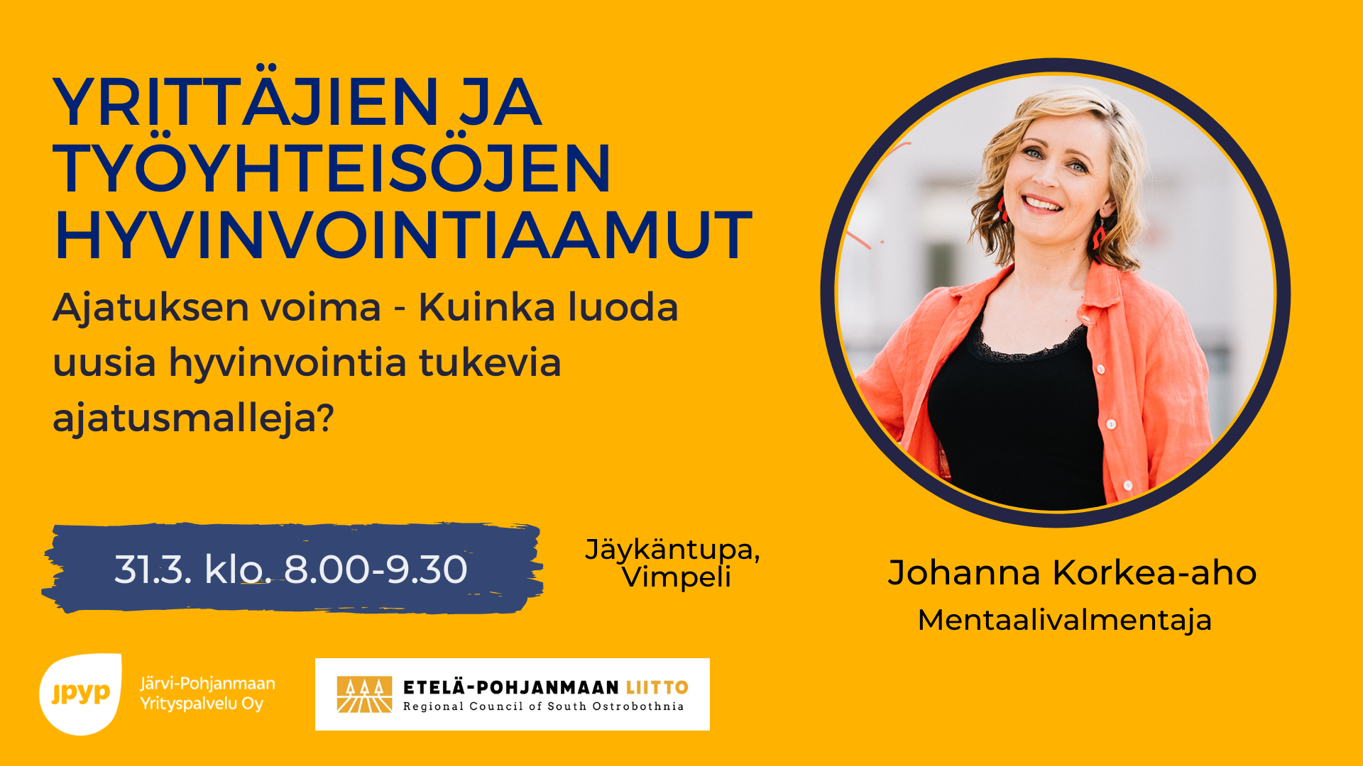 Hyvinvointiaamut Johanna Korkea-aho
