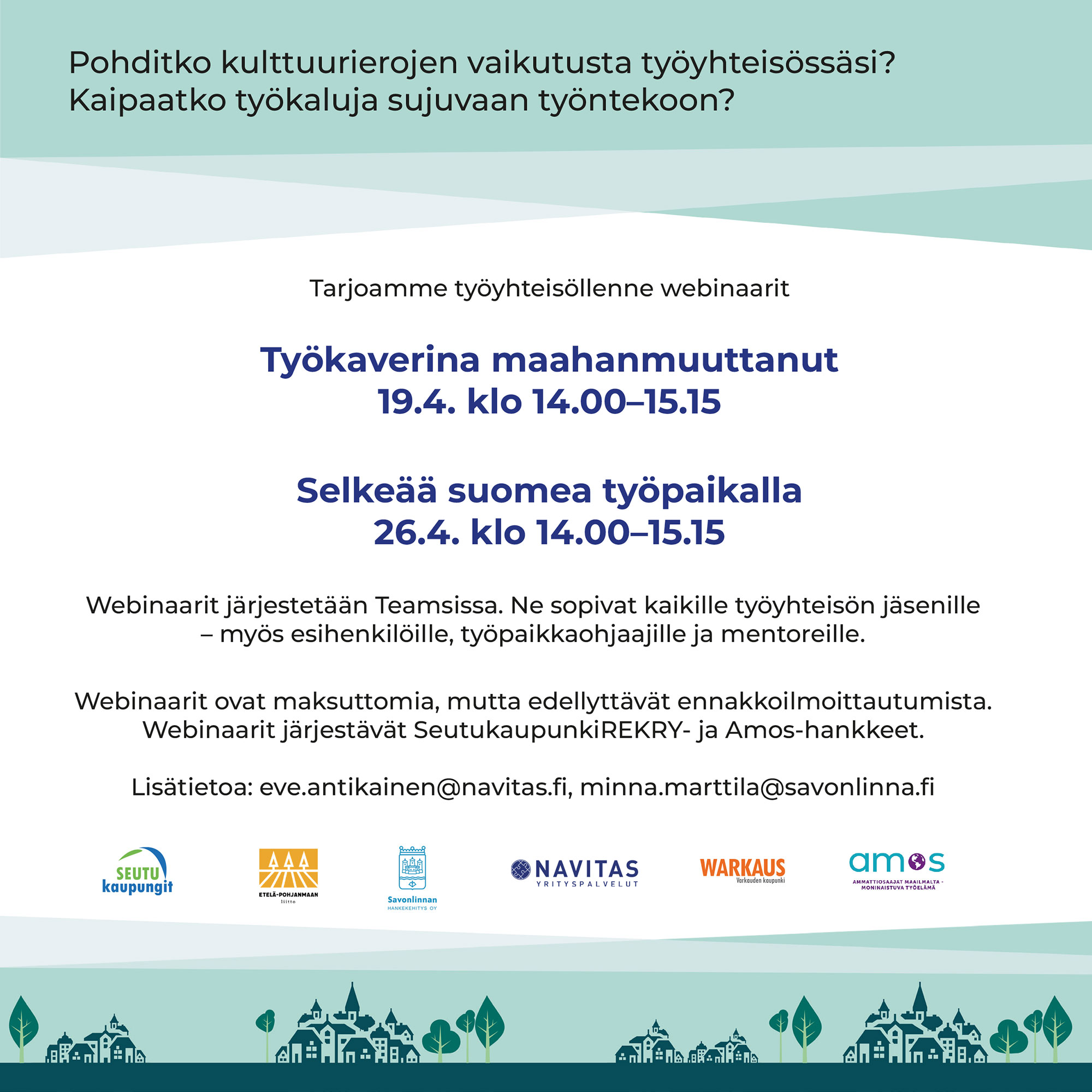 Työkaverina maahanmuuttanut- webinaari