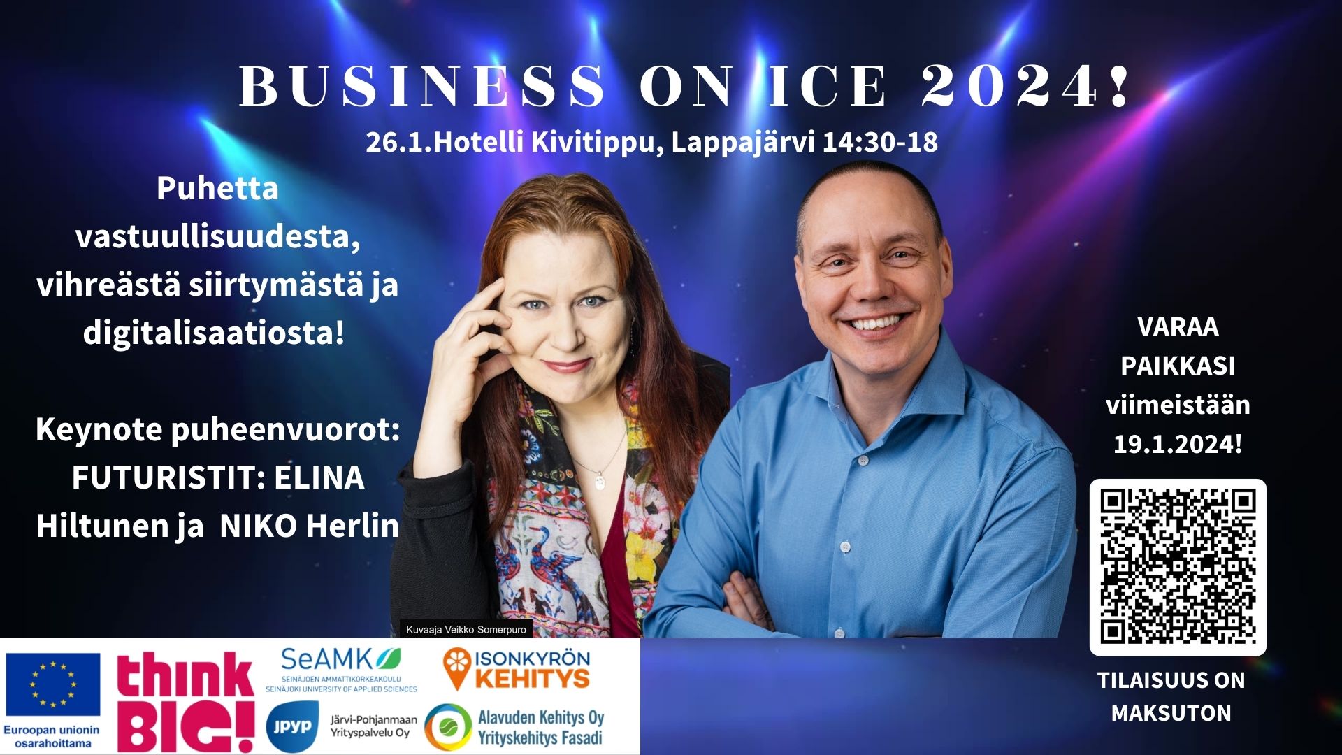 Business on Ice 2024 tapahtumamainos