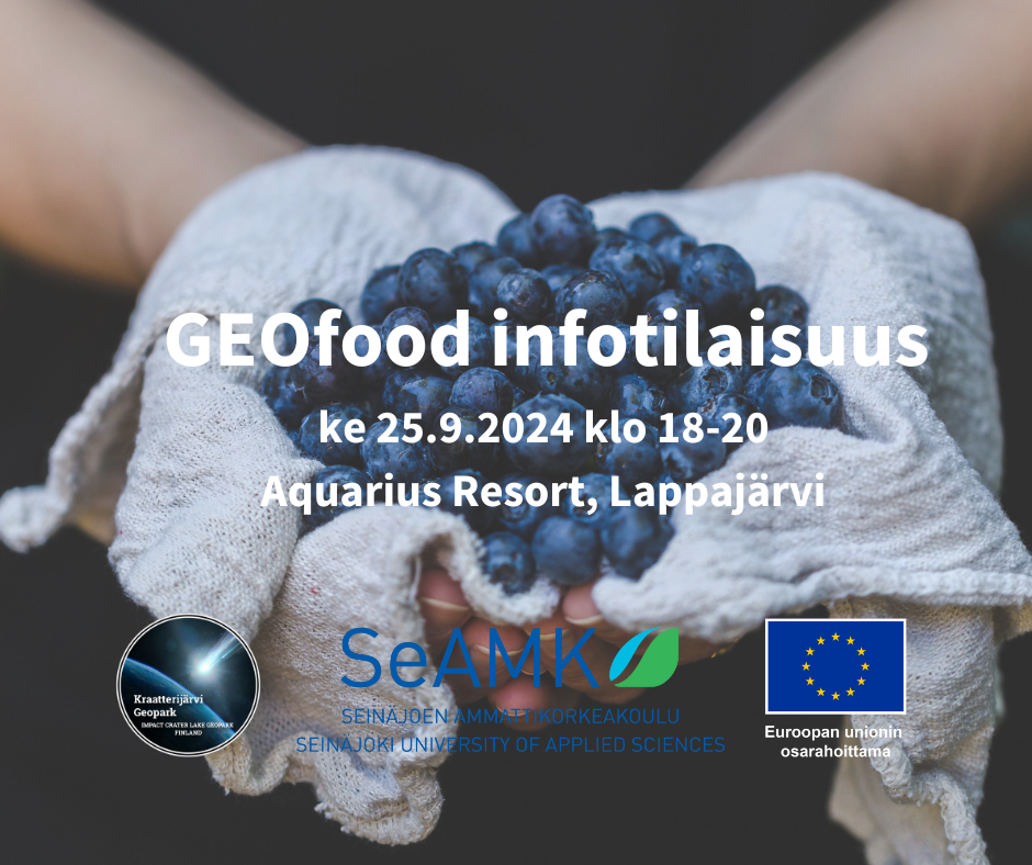 Kraatterijärvi GEOfood -infotilaisuus 25.9.2024